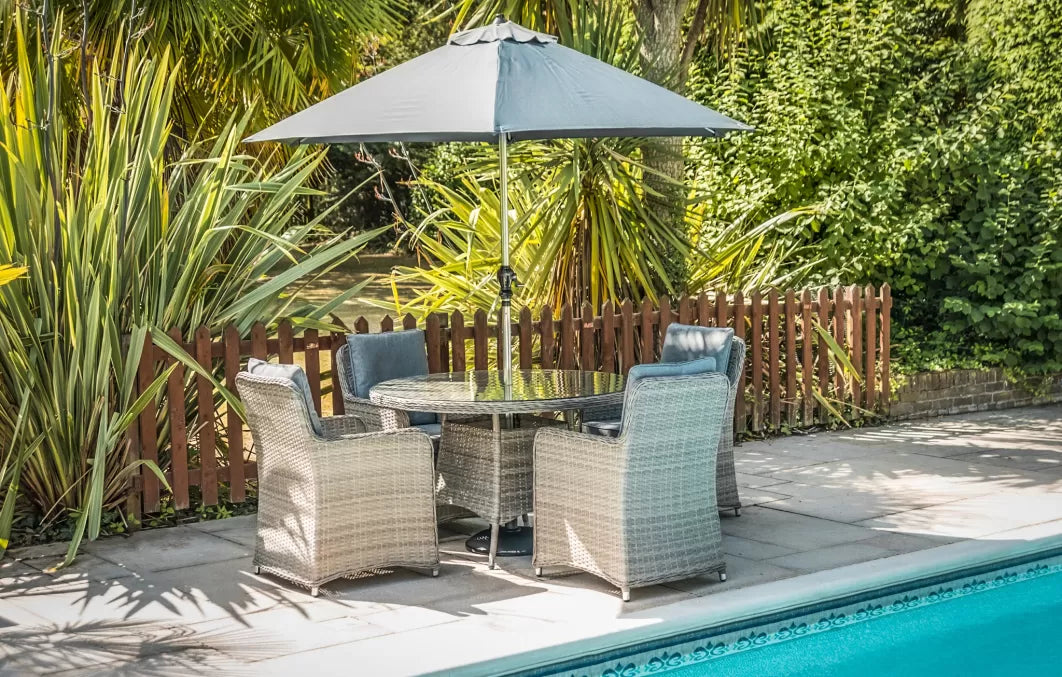 Milan 4 seater patio set hotsell