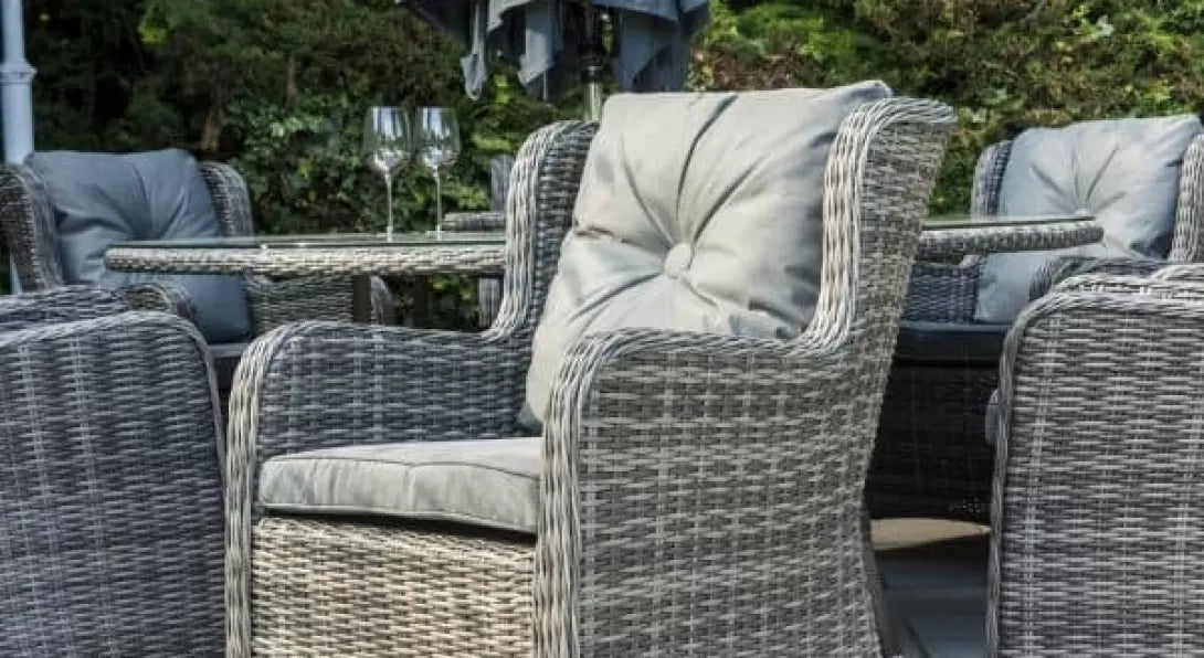 Seville 8 Seat Round Dining Set