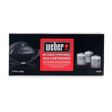 Weber Disposable Gas Canister (3 X 445G)