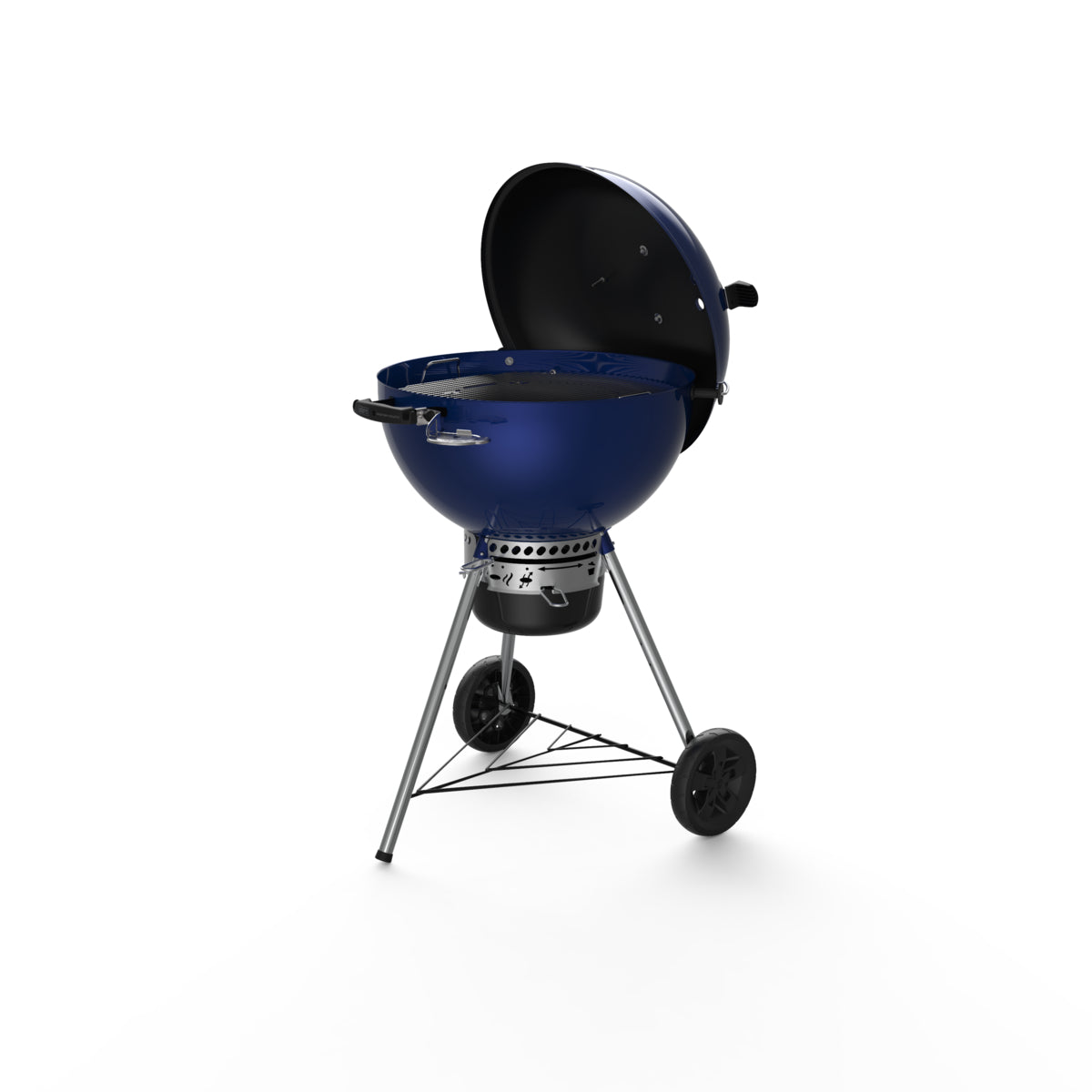 Master-Touch GBS E-5750 Charcoal Barbecue 57 cm - Deep Ocean Blue
